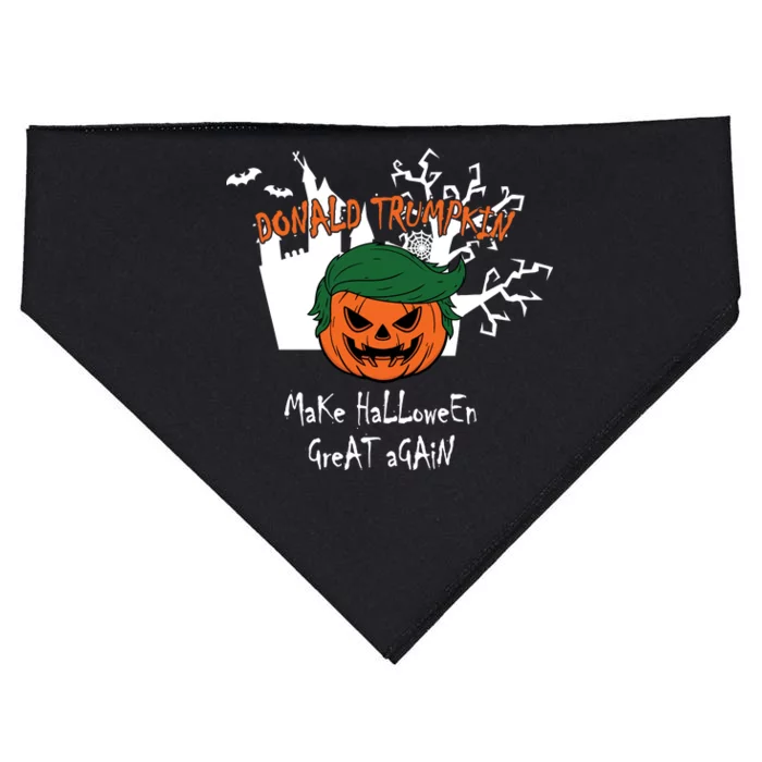 Donald Trump Make Halloween Great Again USA-Made Doggie Bandana