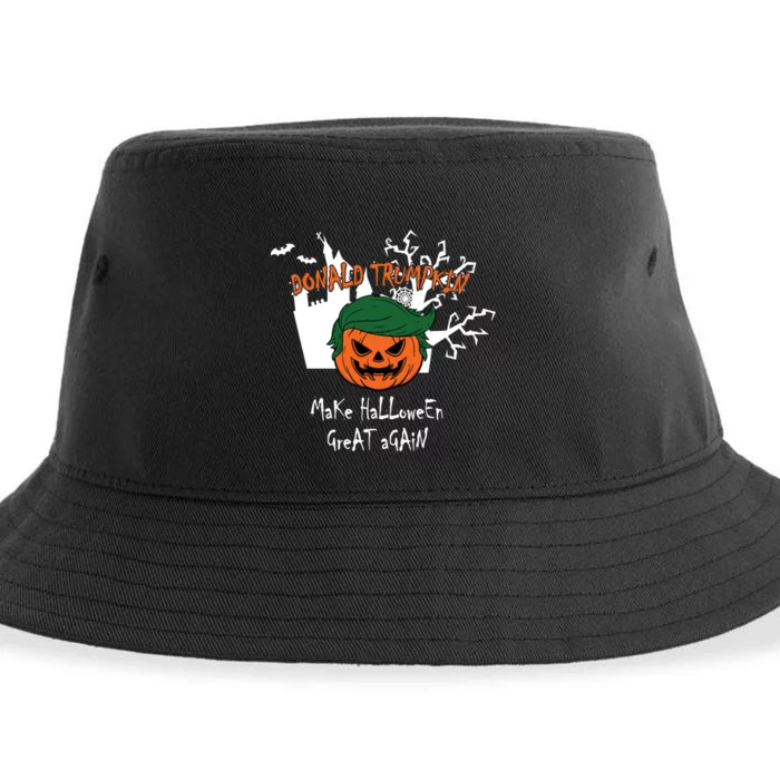 Donald Trump Make Halloween Great Again Sustainable Bucket Hat