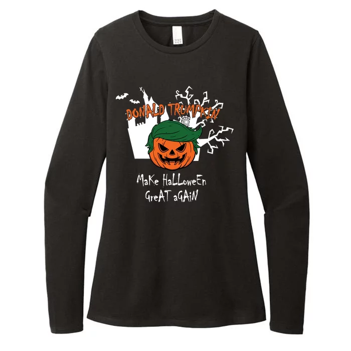 Donald Trump Make Halloween Great Again Womens CVC Long Sleeve Shirt