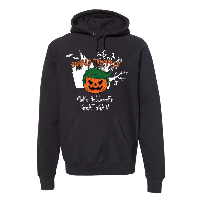 Donald Trump Make Halloween Great Again Premium Hoodie