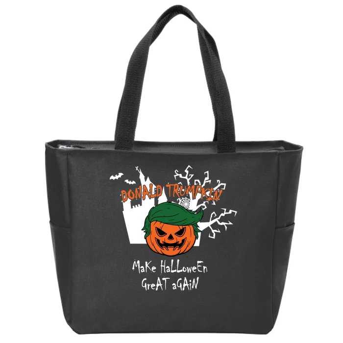 Donald Trump Make Halloween Great Again Zip Tote Bag