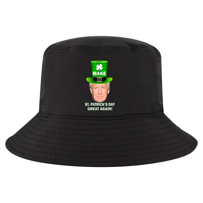 Donald Trump Make St. Patrick's Day Great Again Cool Comfort Performance Bucket Hat