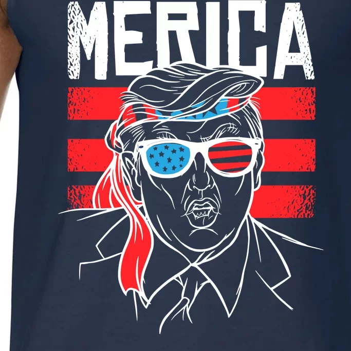 Donald Trump Merica USA Flag America Comfort Colors® Tank Top