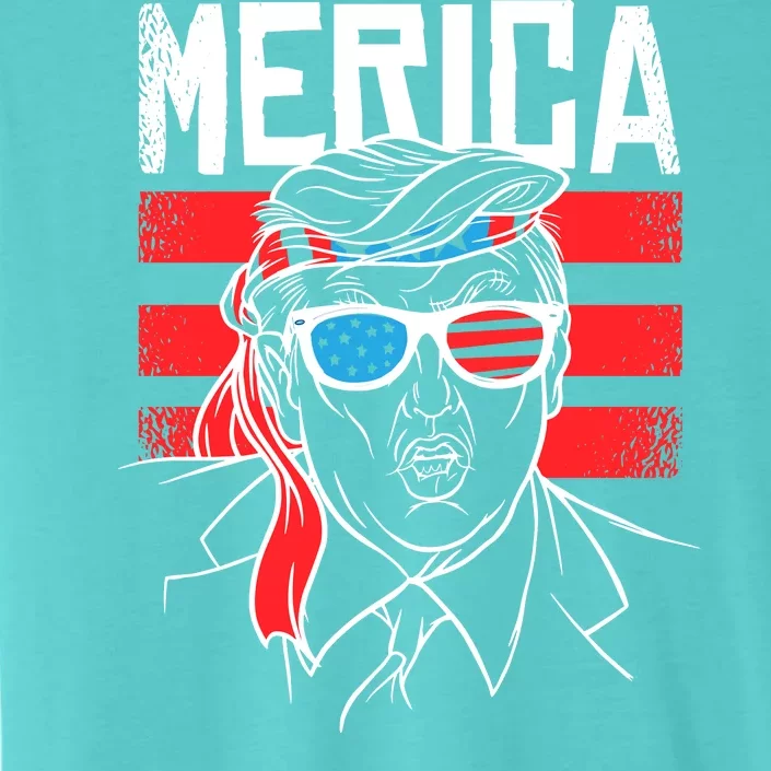 Donald Trump Merica USA Flag America ChromaSoft Performance T-Shirt