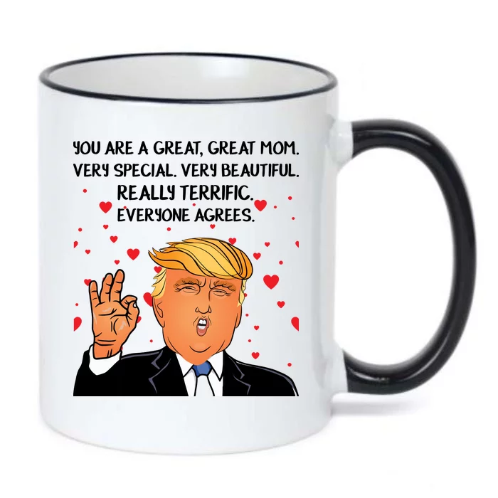 Donald Trump Mother-s Day Black Color Changing Mug