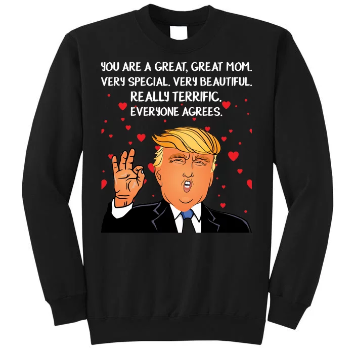 Donald Trump Mother-s Day Tall Sweatshirt