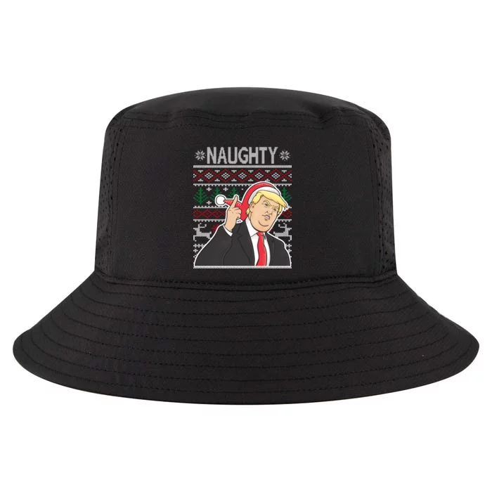 Donald Trump Naughty Ugly Christmas Cool Comfort Performance Bucket Hat