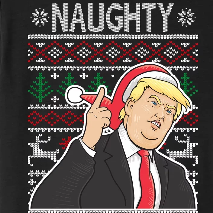 Donald Trump Naughty Ugly Christmas ChromaSoft Performance T-Shirt