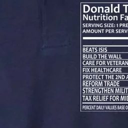 Donald Trump Nutrition Facts Softstyle Adult Sport Polo