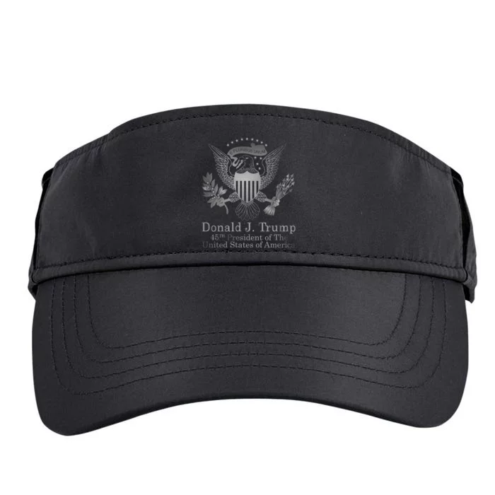 Donald Trump Presidential Seal USA 45th President Logo Adult Drive Performance Visor