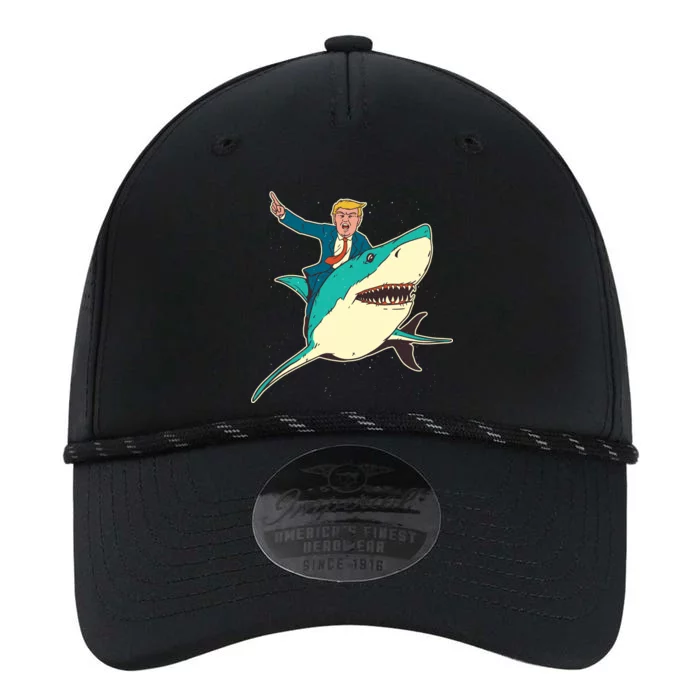 Donald Trump Riding Shark Performance The Dyno Cap