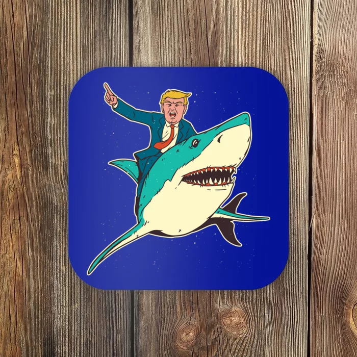 Donald Trump Riding Shark Coaster