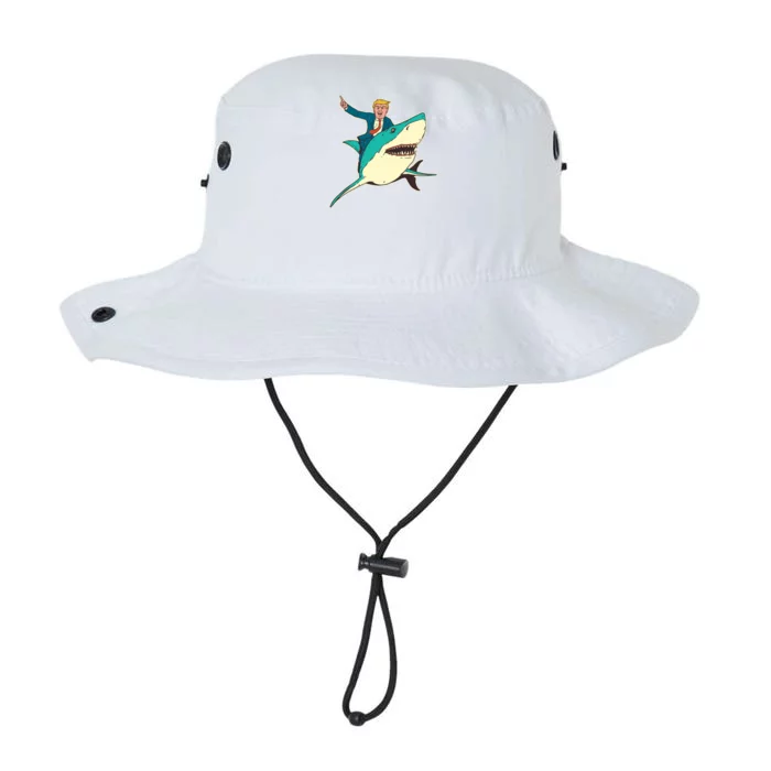 Donald Trump Riding Shark Legacy Cool Fit Booney Bucket Hat