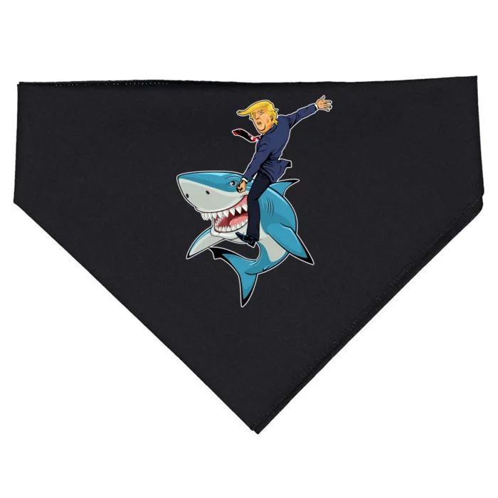 Donald Trump Shark President USA-Made Doggie Bandana