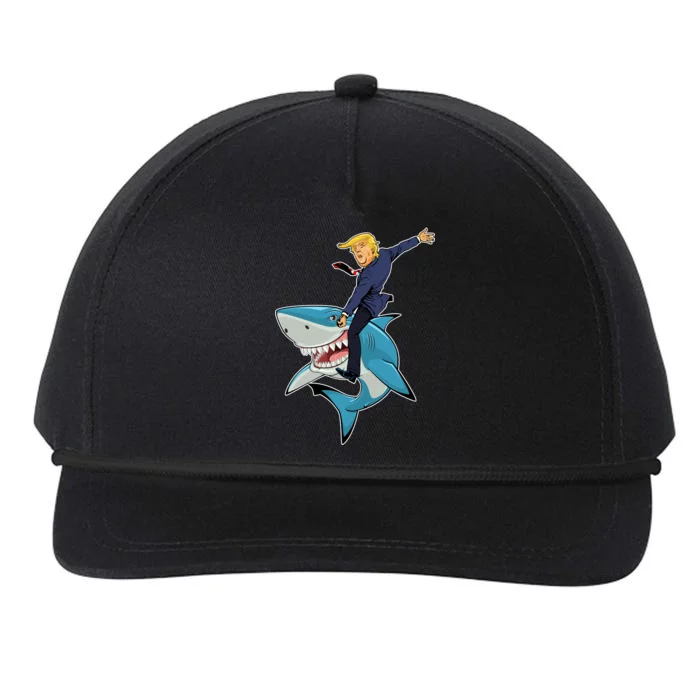 Donald Trump Shark President Snapback Five-Panel Rope Hat