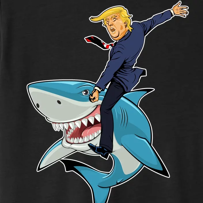 Donald Trump Shark President ChromaSoft Performance T-Shirt