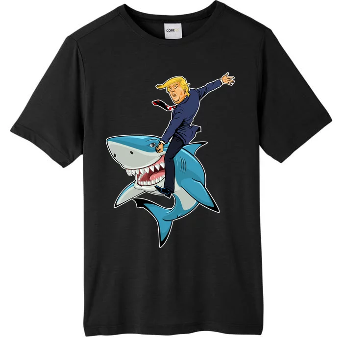 Donald Trump Shark President ChromaSoft Performance T-Shirt