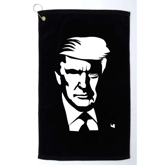 Donald Trump Silhouette Platinum Collection Golf Towel