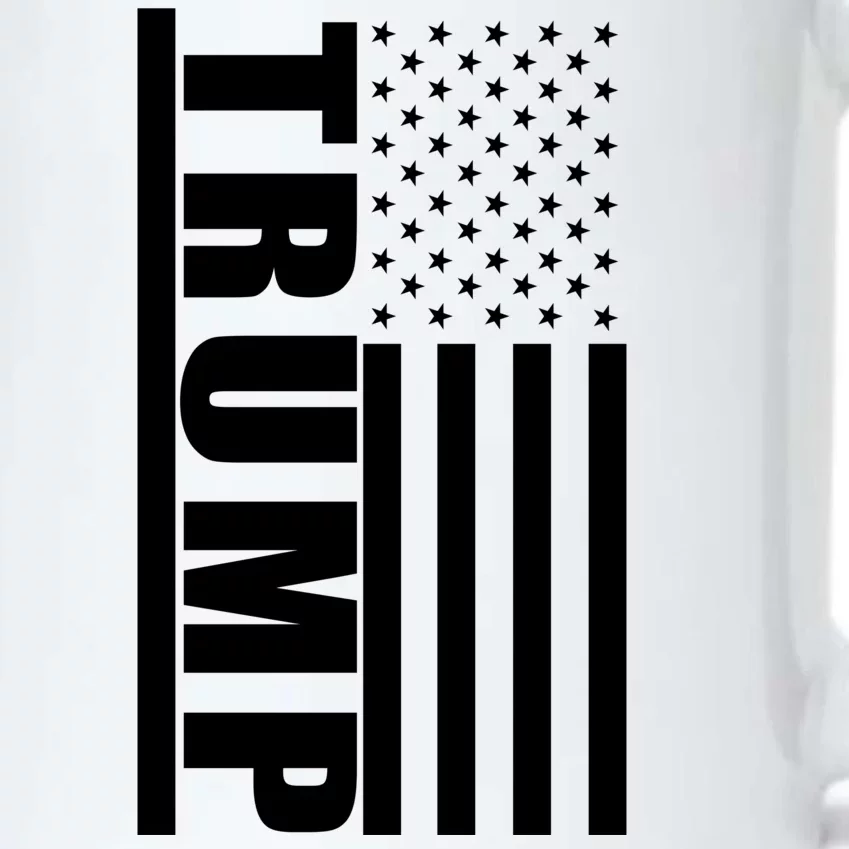 Donald Trump Simple Flag Black Color Changing Mug