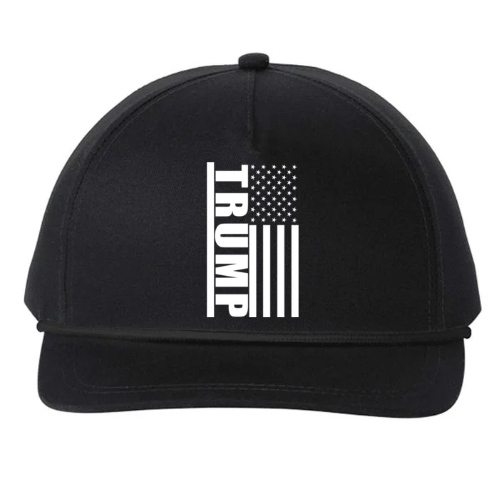 Donald Trump Simple Flag Snapback Five-Panel Rope Hat