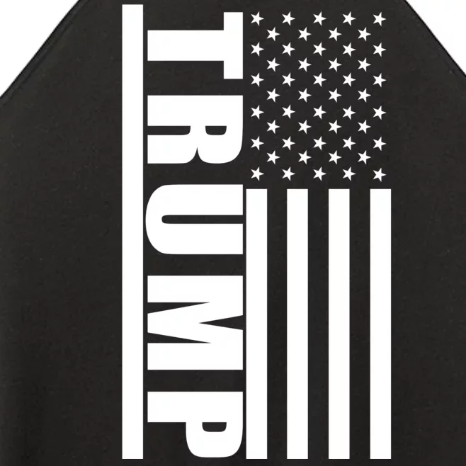 Donald Trump Simple Flag Women’s Perfect Tri Rocker Tank