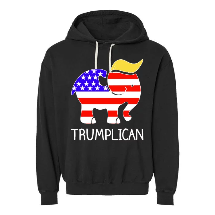 Donald Trump Trumplican 2020 Election Garment-Dyed Fleece Hoodie