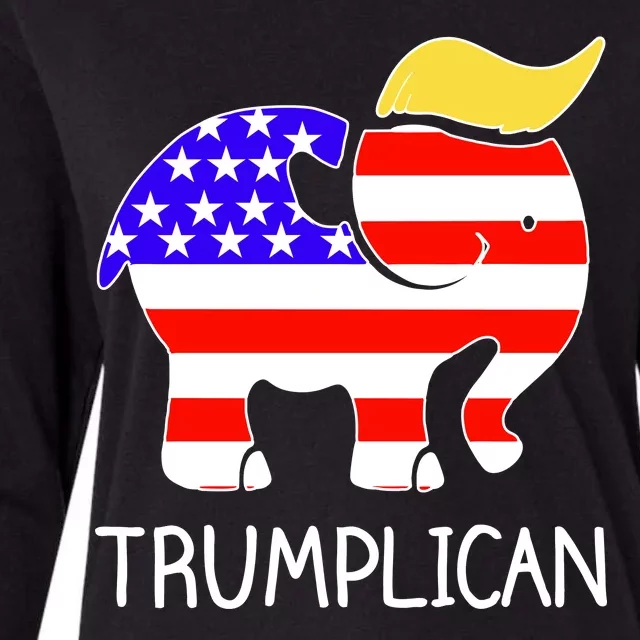 Donald Trump Trumplican 2020 Election Womens Cotton Relaxed Long Sleeve T-Shirt