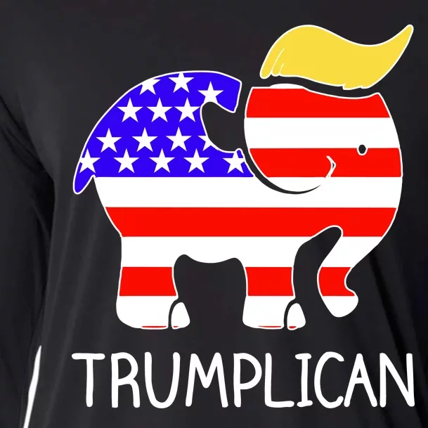 Donald Trump Trumplican 2020 Election Cooling Performance Long Sleeve Crew