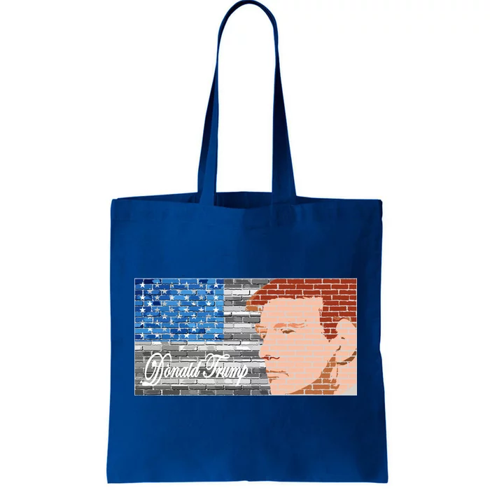 Donald Trump United States Flag Abstract President Tote Bag