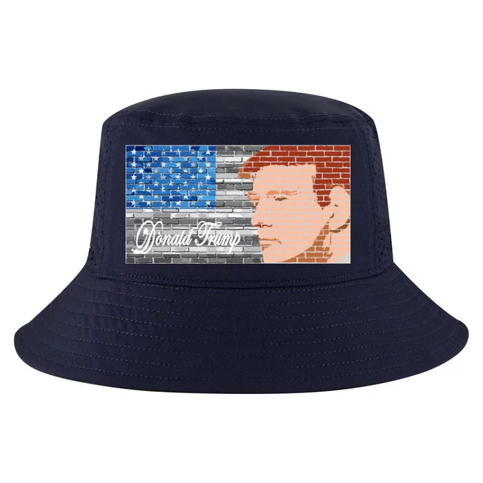 Donald Trump United States Flag Abstract President Cool Comfort Performance Bucket Hat