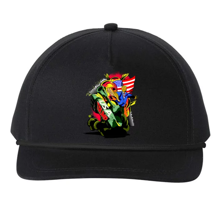 Donald Trump USA Army Tank 2020 President Snapback Five-Panel Rope Hat