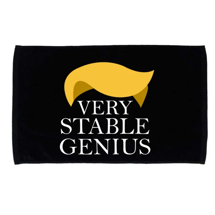 Donald Trump Very Stable Genius Microfiber Hand Towel