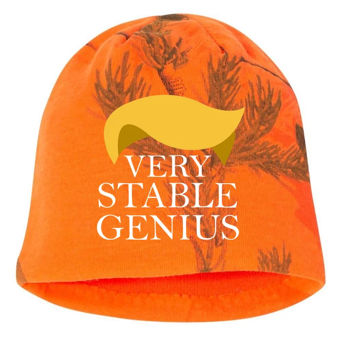 Donald Trump Very Stable Genius Kati - Camo Knit Beanie