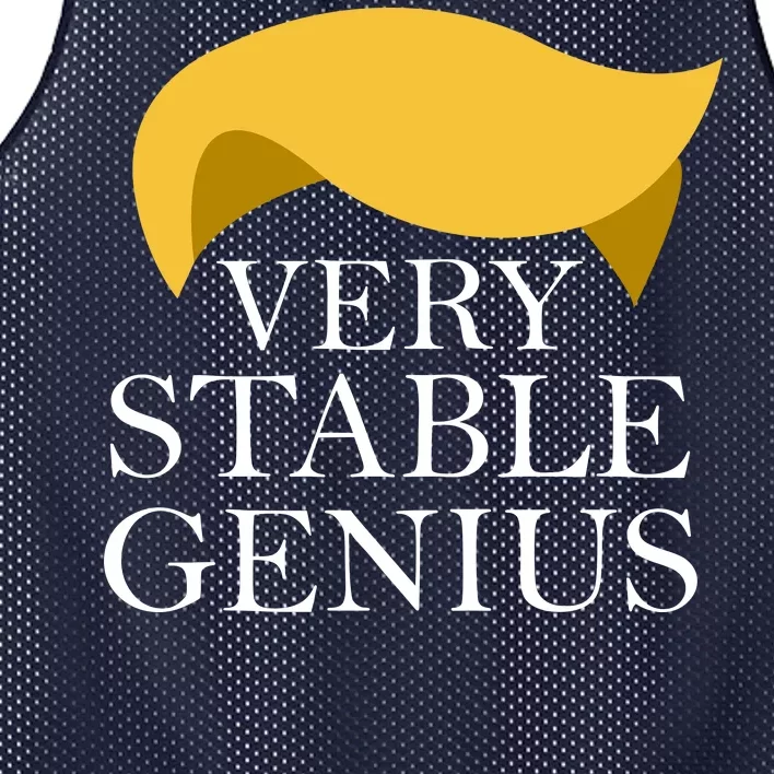 Donald Trump Very Stable Genius Mesh Reversible Basketball Jersey Tank