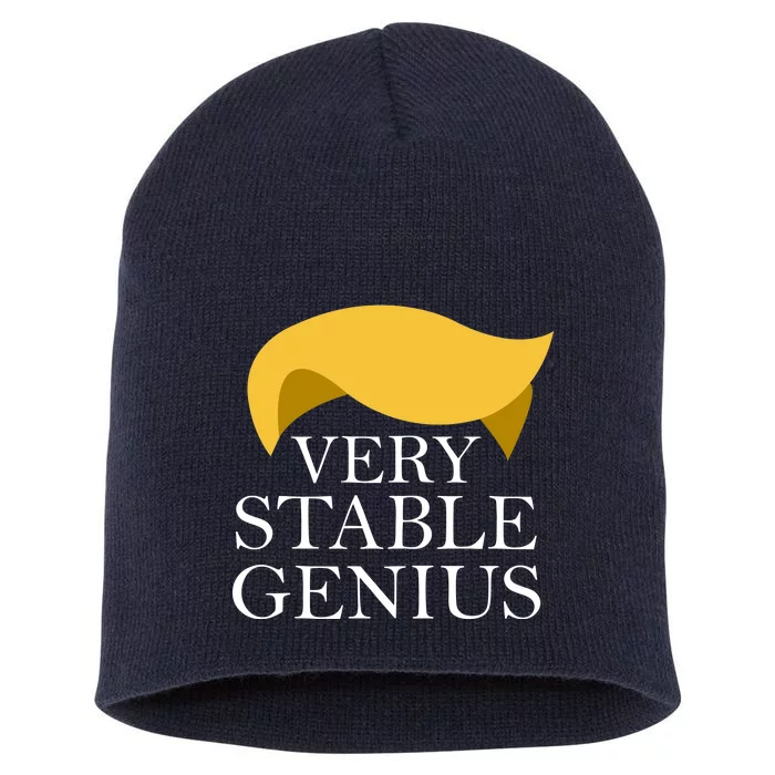 Donald Trump Very Stable Genius Short Acrylic Beanie