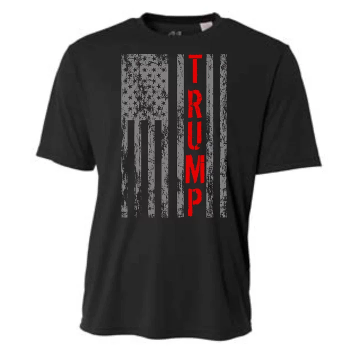 Donald Trump Vintage USA Flag Cooling Performance Crew T-Shirt