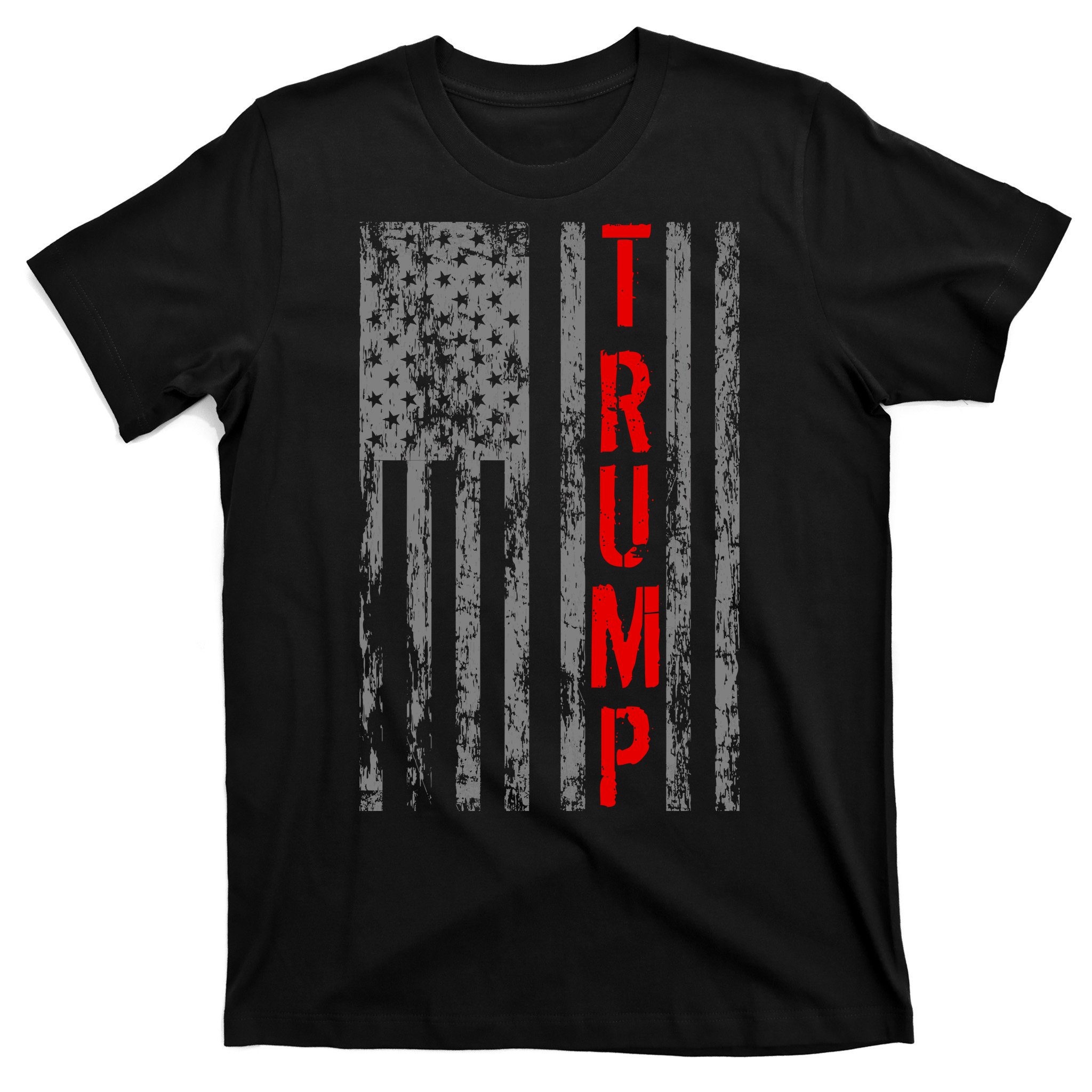 Donald Trump President Vintage USA Flag Americana T-Shirt Patriotic 