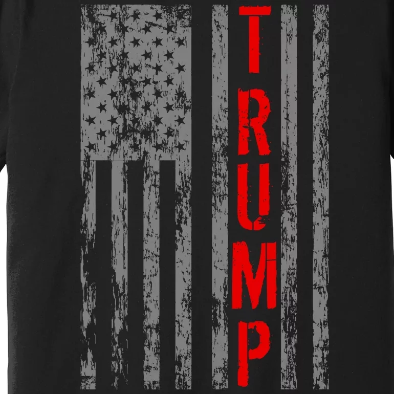 Donald Trump Vintage USA Flag Premium T-Shirt