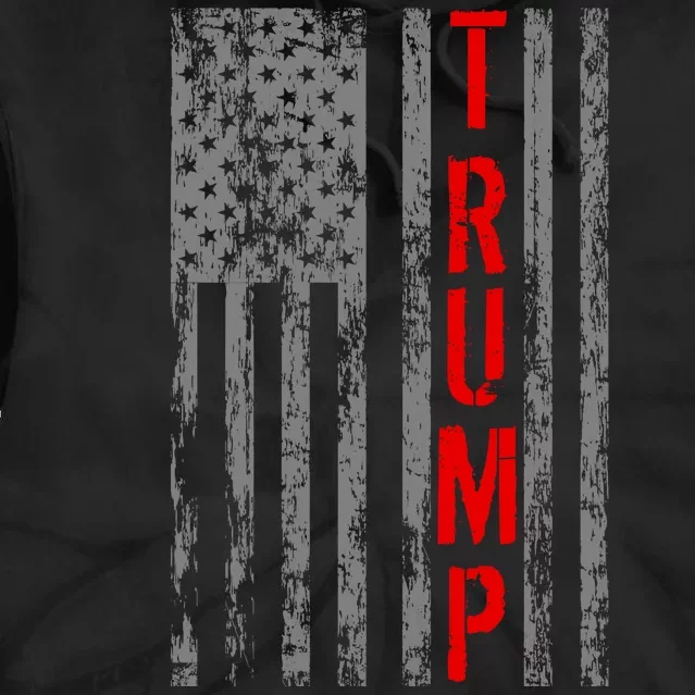 Donald Trump Vintage USA Flag Tie Dye Hoodie