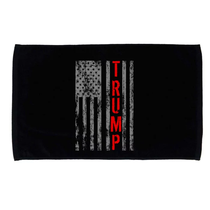 Donald Trump Vintage USA Flag Microfiber Hand Towel