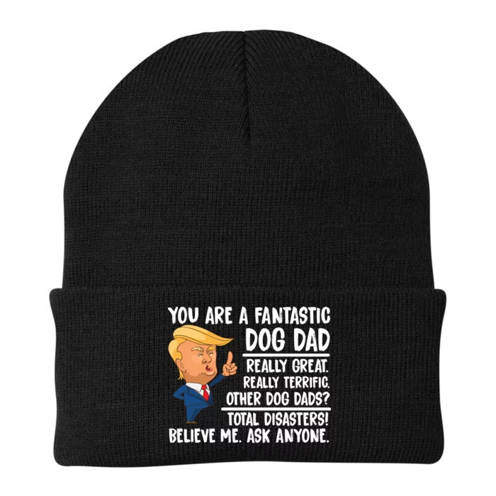 Donald Trump You Are A Fantastic Dog Dad Knit Cap Winter Beanie