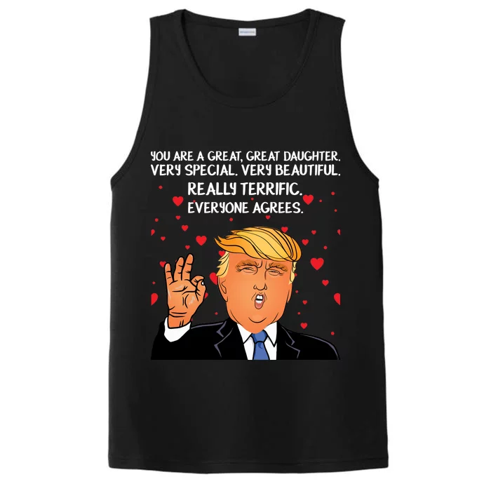 Donald Trump Your A Great Daughter Performance Tank