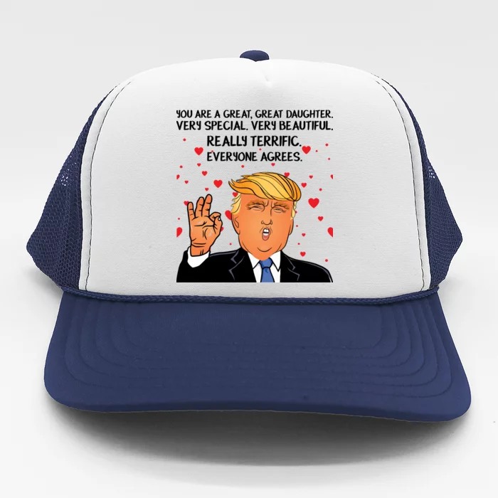 Donald Trump Your A Great Daughter Trucker Hat