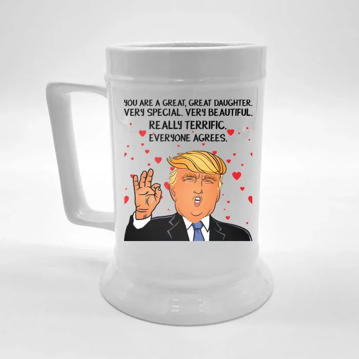 Donald Trump Your A Great Daughter Front & Back Beer Stein