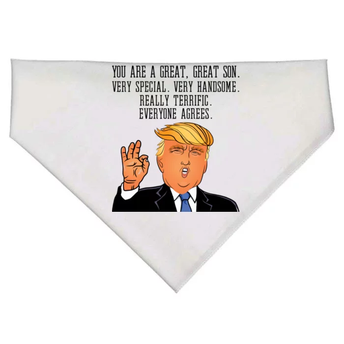 Donald Trump Your A Great Son USA-Made Doggie Bandana