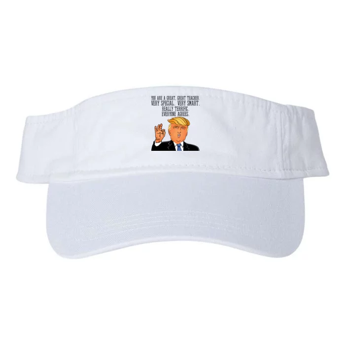 Donald Trump Your A Great Teacher Valucap Bio-Washed Visor