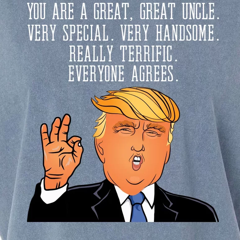 Donald Trump Your A Great Uncle Garment-Dyed Women's Muscle Tee