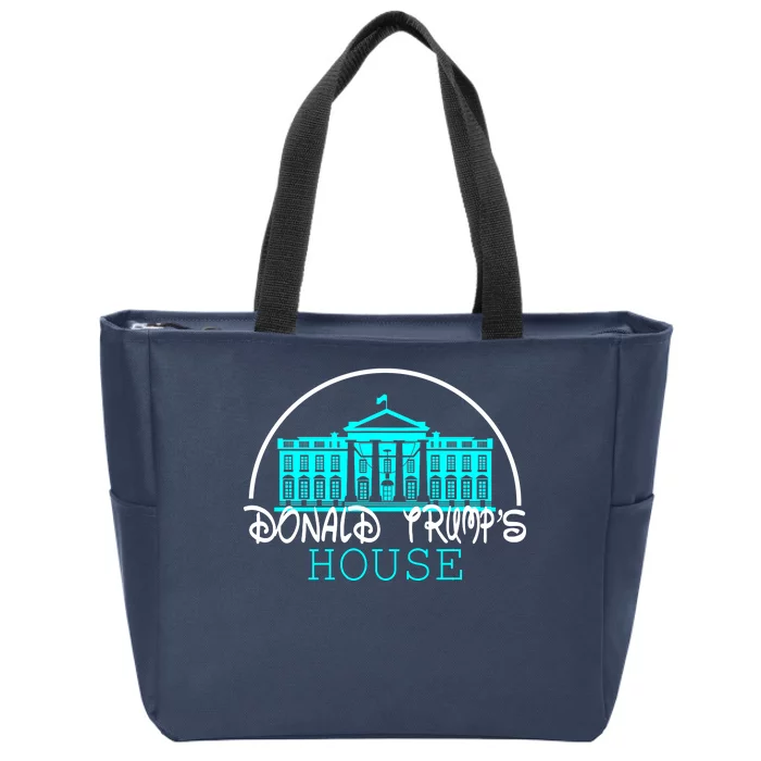 Donald Trump's White House Zip Tote Bag