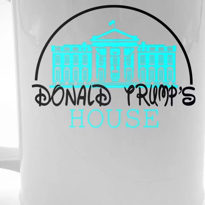 Donald Trump's White House Front & Back Beer Stein