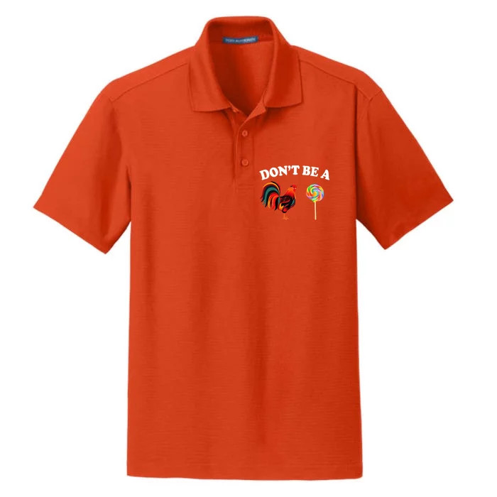 Don't Be A Chicken Lollipop Dry Zone Grid Performance Polo